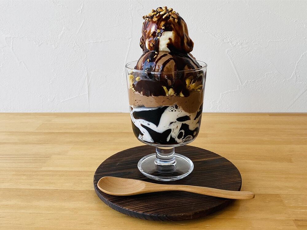 ボリューム満点の「SORA パフェ」の写真/さめうらフーズ直営ショップ【SORA(ソラ)】