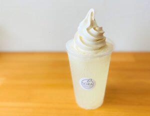 地元素材を使ったパフェ