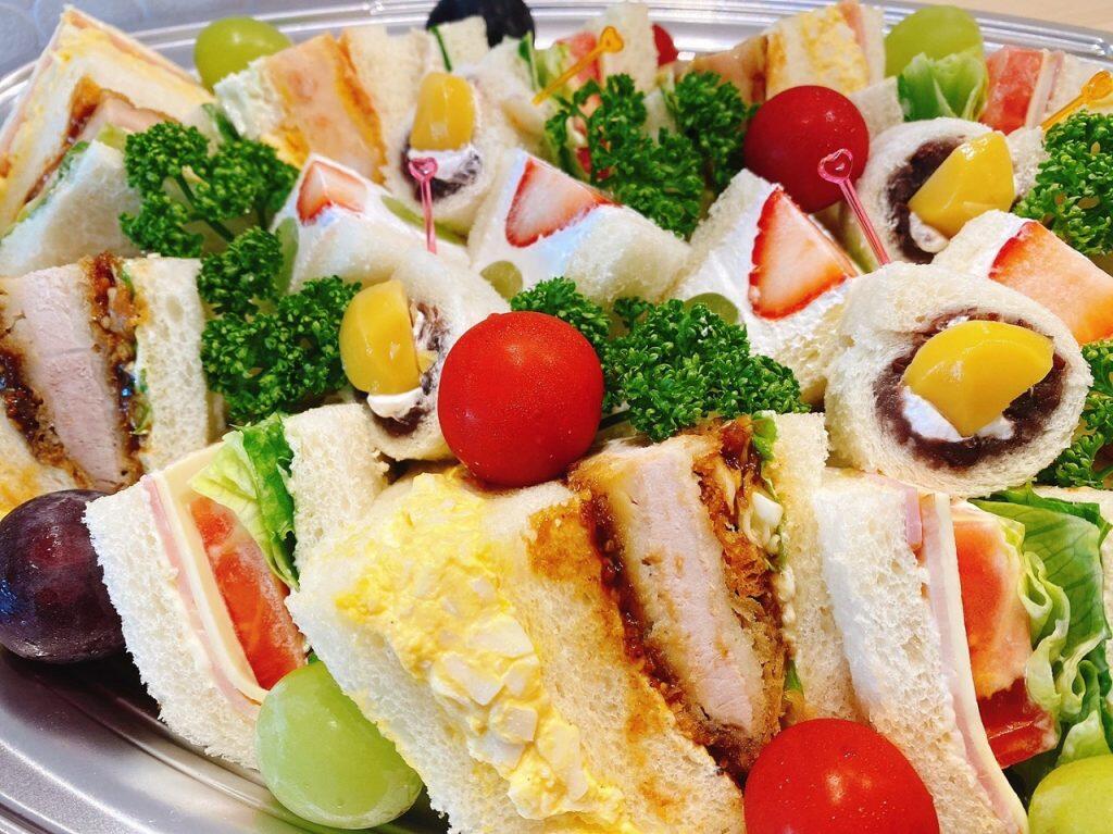 「Sand House」では、ご要望に合わせたパーティーサンドも作っています。