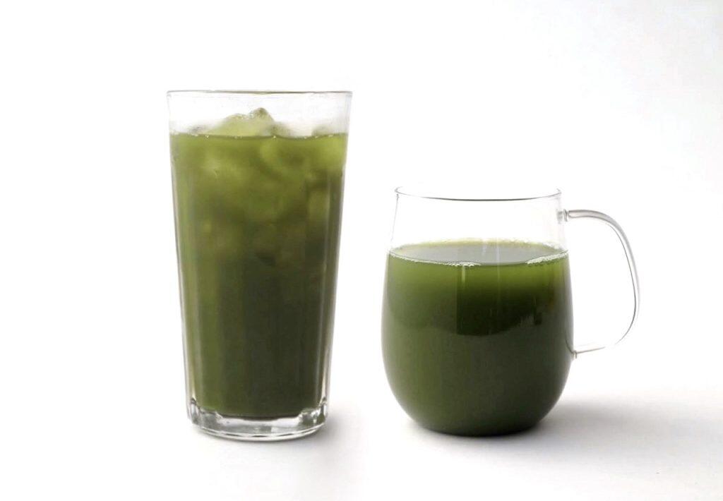 津野町自慢のかぶせ茶などのドリンク