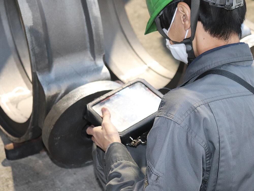 品質チェックの様子/株式会社トミナガ