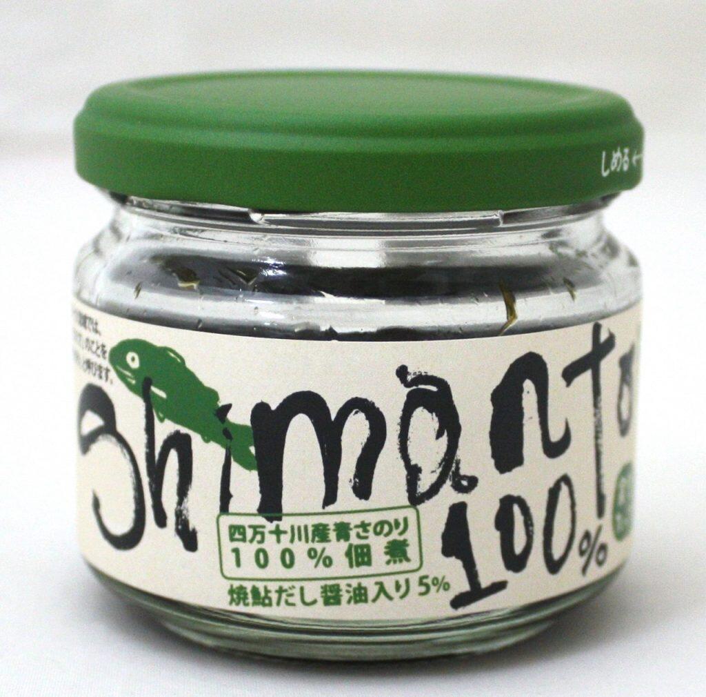 四万十川でとれた青さのりと焼鮎だし醤油で作る「四万十100%川のり佃煮」