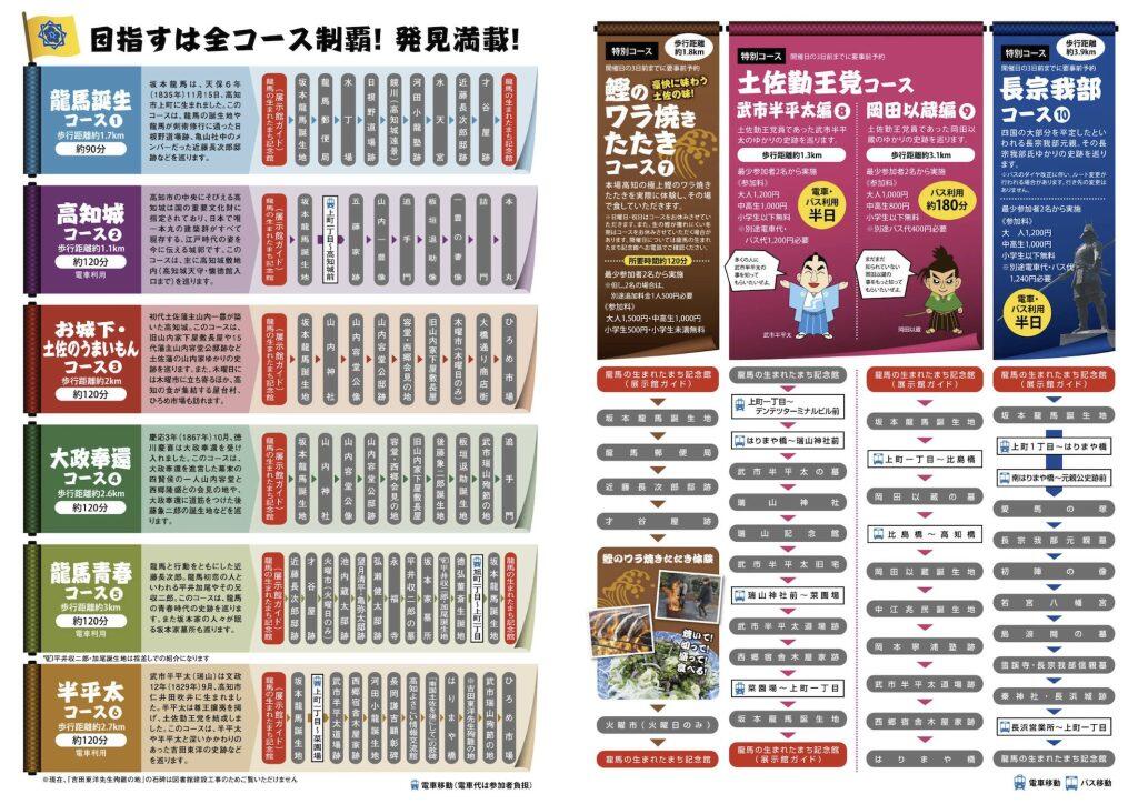 歴史好きやグルメ好きも満足させる充実したコース