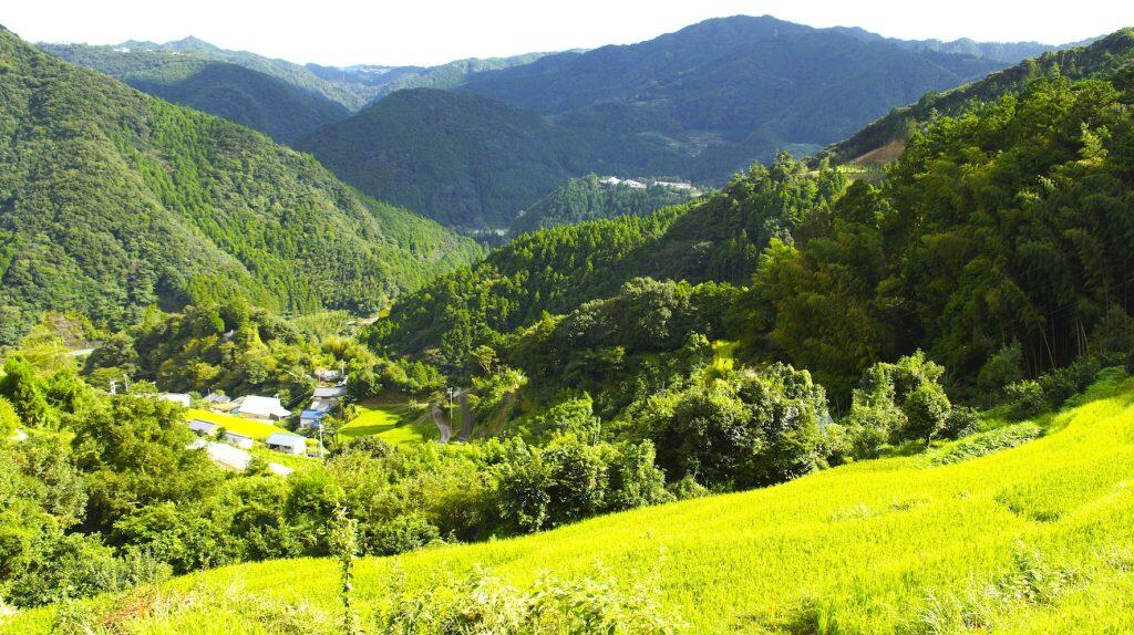四国山地に囲まれた高知市北部の山村