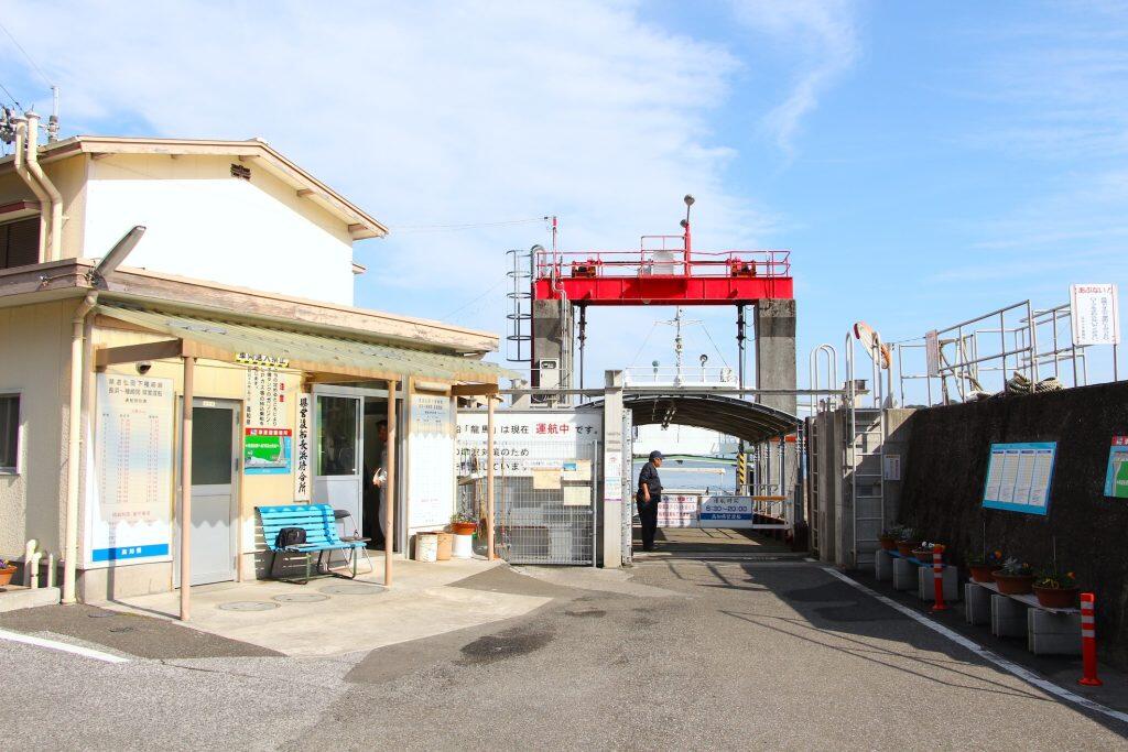 長浜渡船場と種崎渡船場