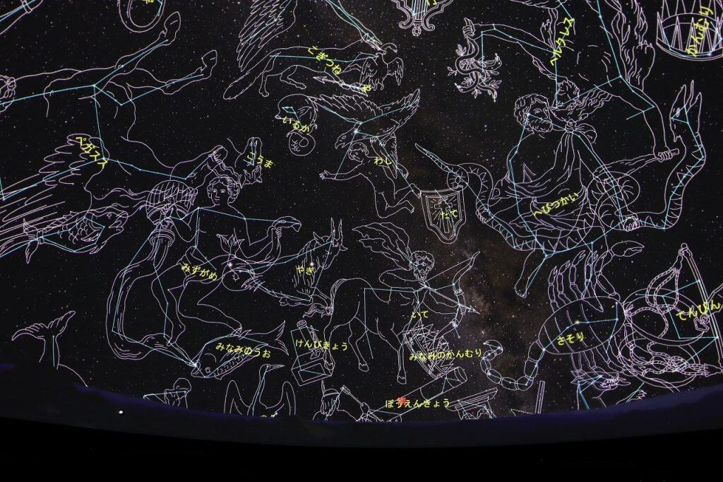 その日に天狗高原から見られる星空を体感できる「天狗高原 星空トレッキング」と、津野町の自然・歴史・文化を紹介する「絶景体感・津野紀行」を45分間にわたって上映