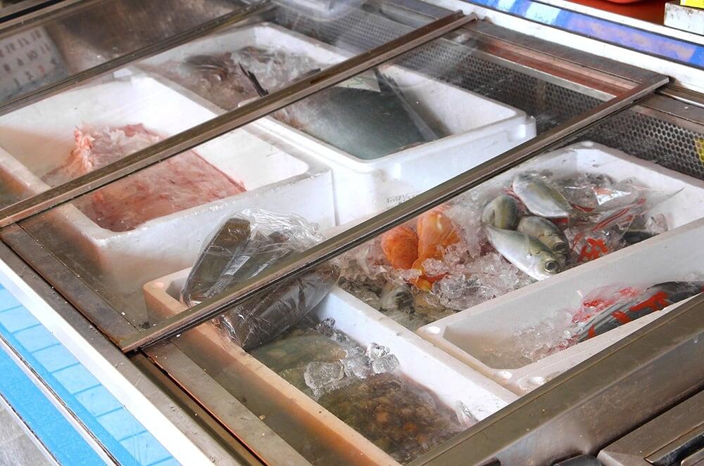 海鮮類 商品陳列