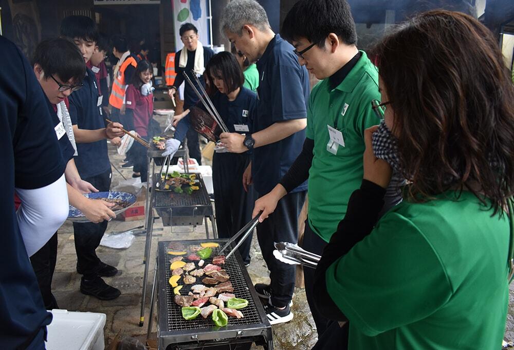 BBQをしている様子②