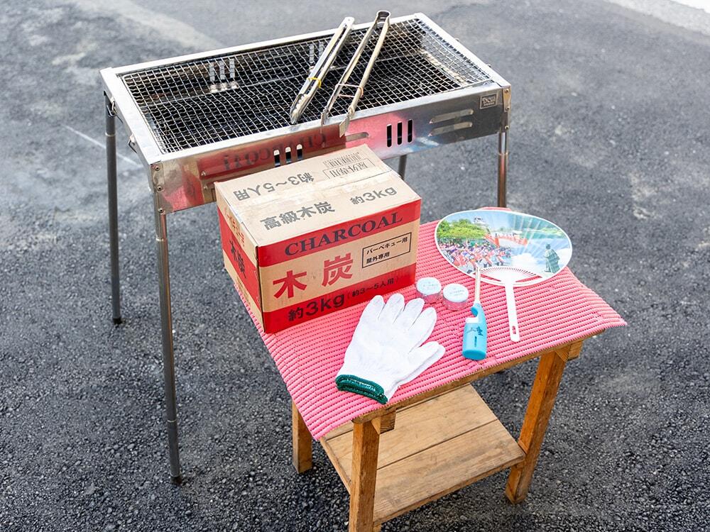 貸出しているBBQセット