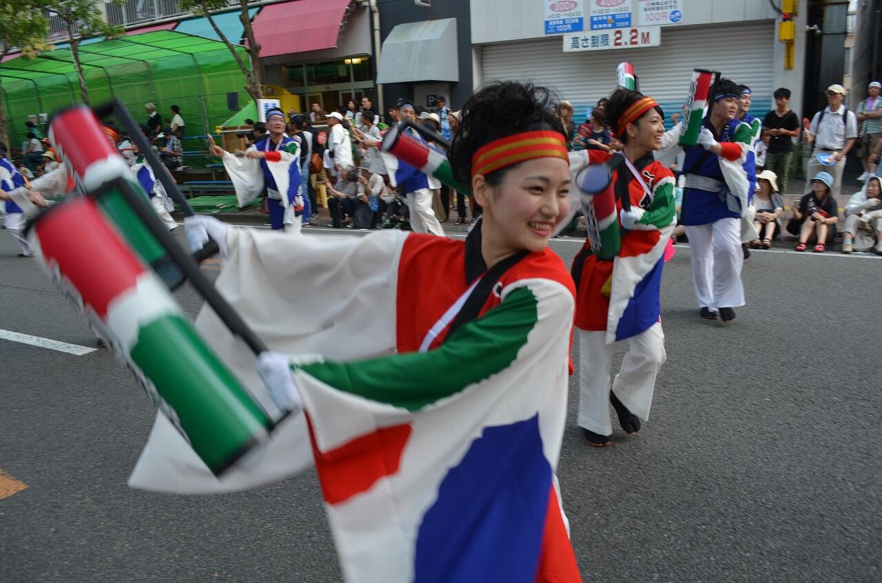 2015年よさこい祭り こうぎん踊り子隊