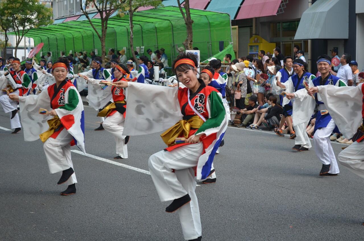 2015年よさこい祭り こうぎん踊り子隊