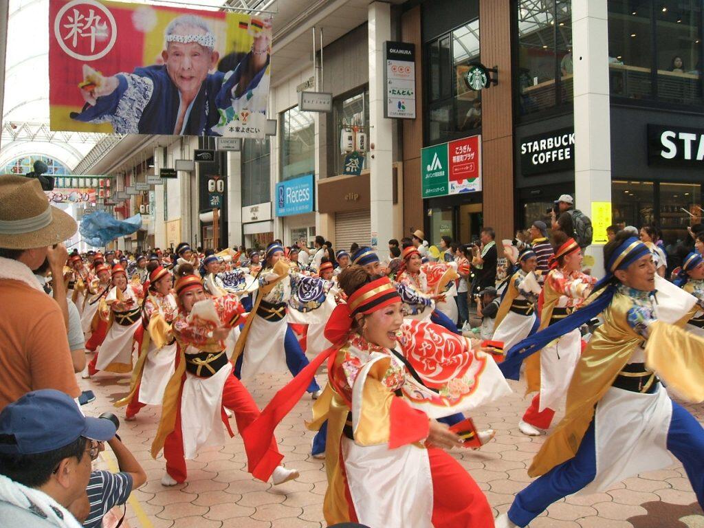 よさこい祭り本番がスタート