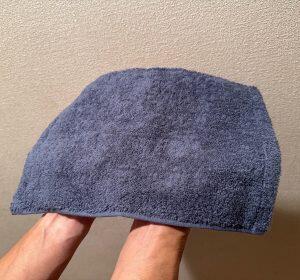 月間生産数約1万枚以上の人気商品『自然派タオル』