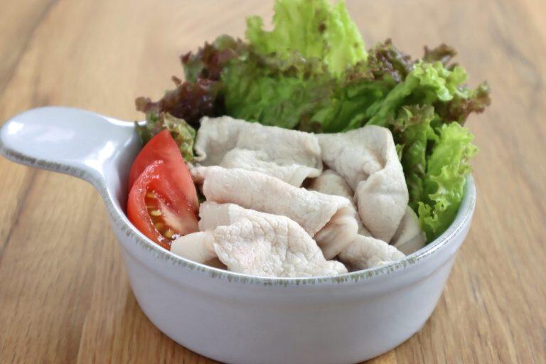 しゃぶしゃぶにするのはもちろん、この季節は冷しゃぶにしても美味しい