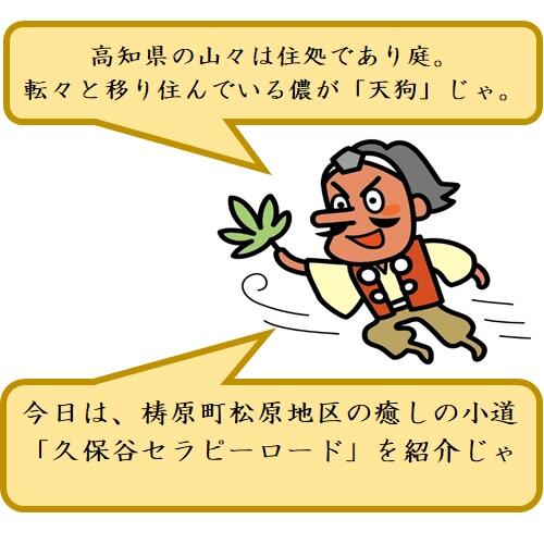 梼原町松原地区の癒しの小道「久保谷セラピーロード」をご紹介