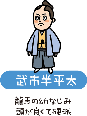 武市半平太　龍馬の幼なじみ　頭が良くて硬派